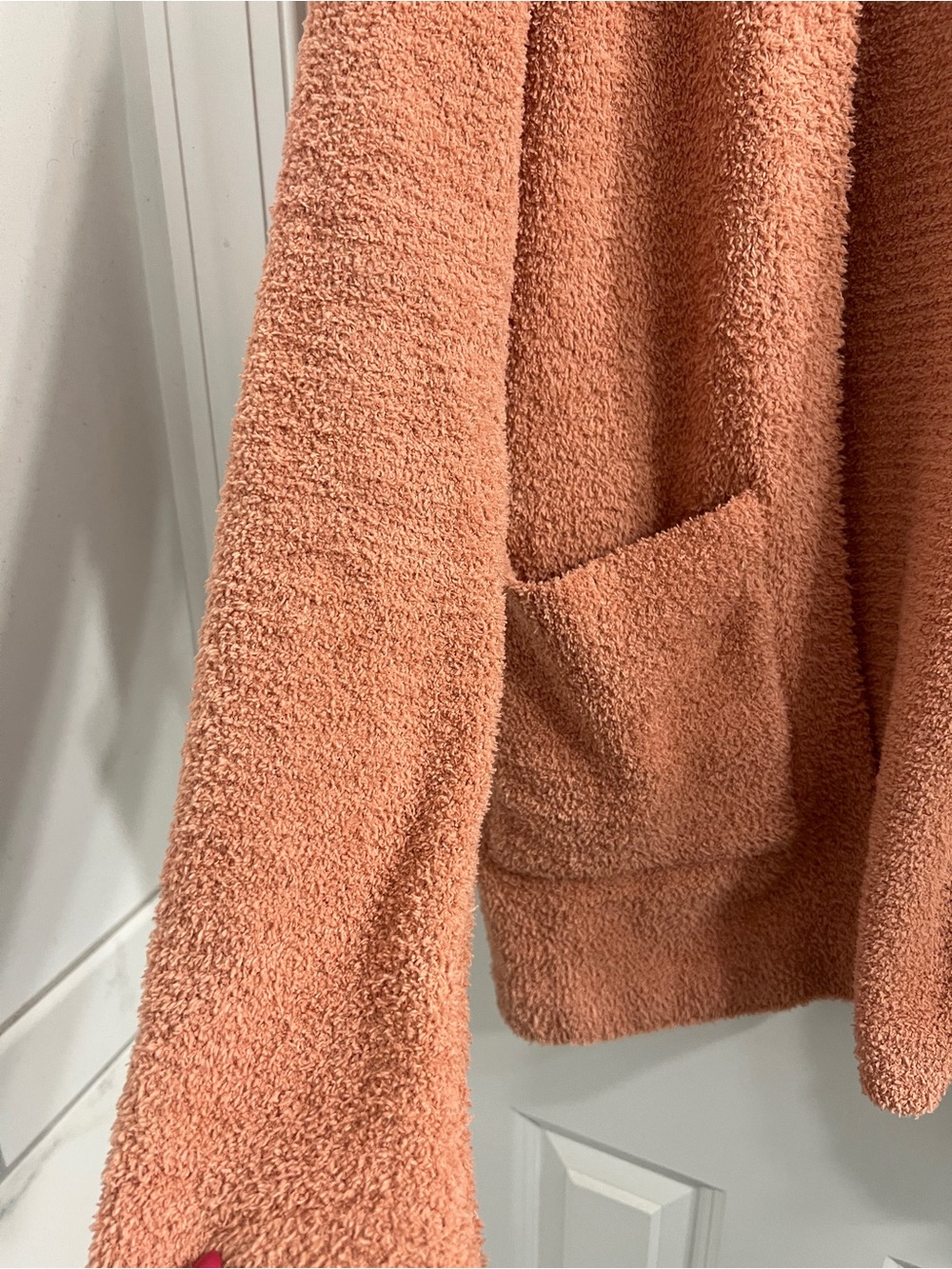 Volcom Lived in Lounge Open Front Cardigan with pockets in Rust Color - XS/Small - Picture 6 of 12